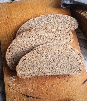 Kváskový chléb z čerstvě namleté mouky