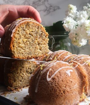 Citronový chlebíček s mákem a přidaným kváskem