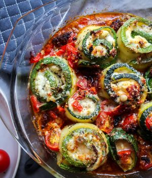 Cuketové rolky s ricottovou náplní