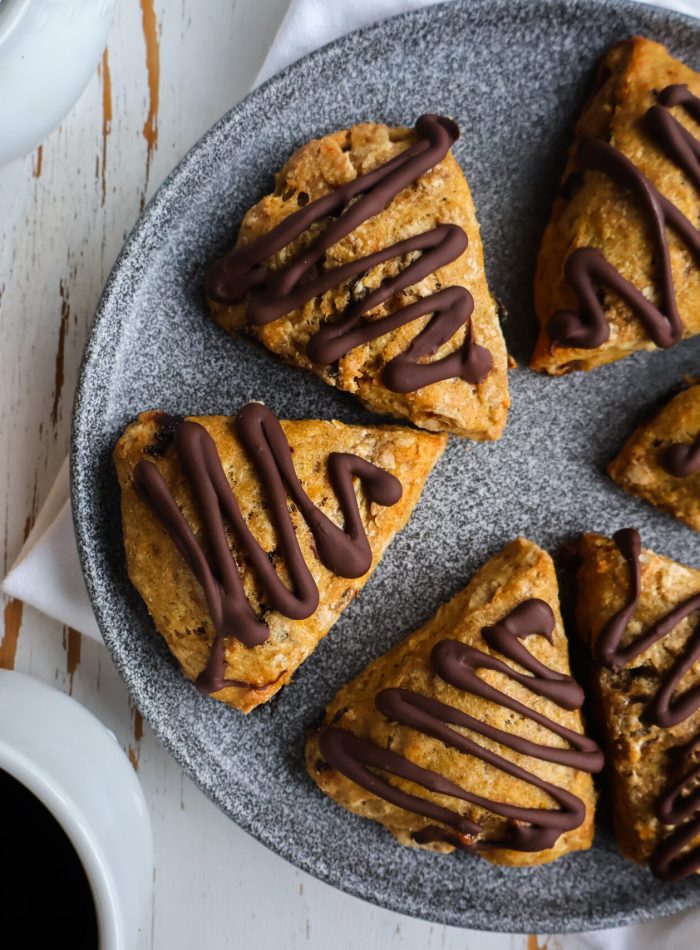 Celozrnné dýňové scones